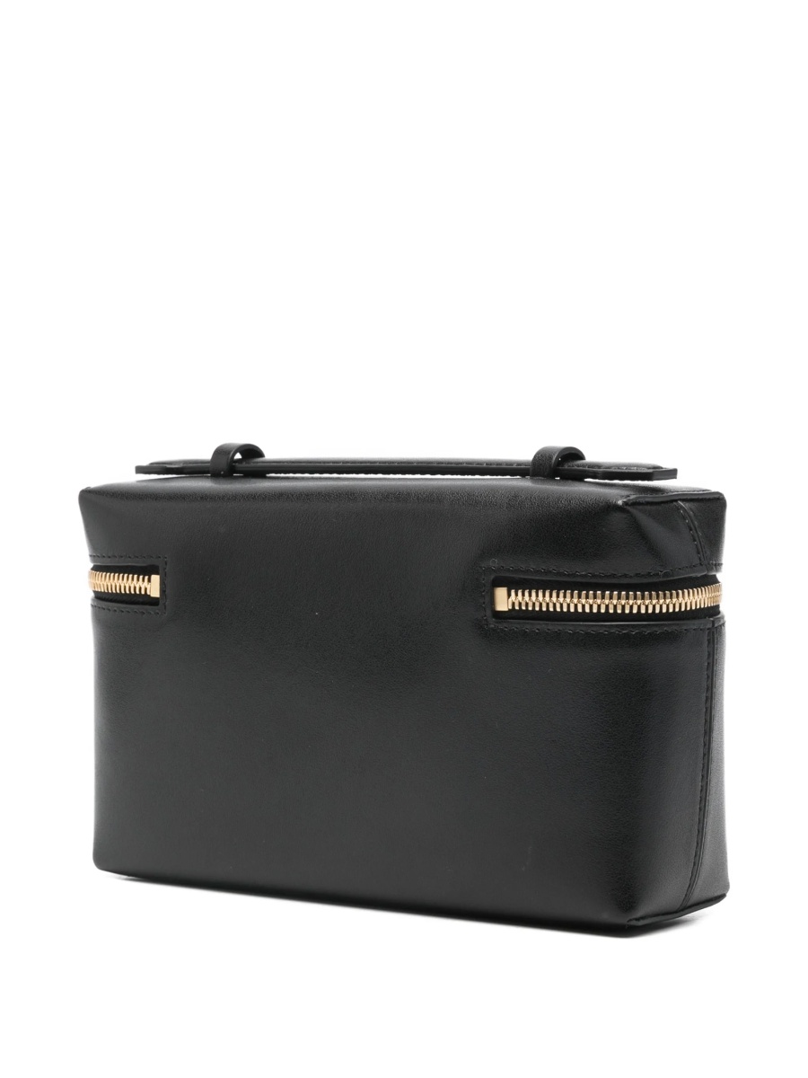 Geanta tip postas Victoria Beckham neagra din bos taurus - Img 3