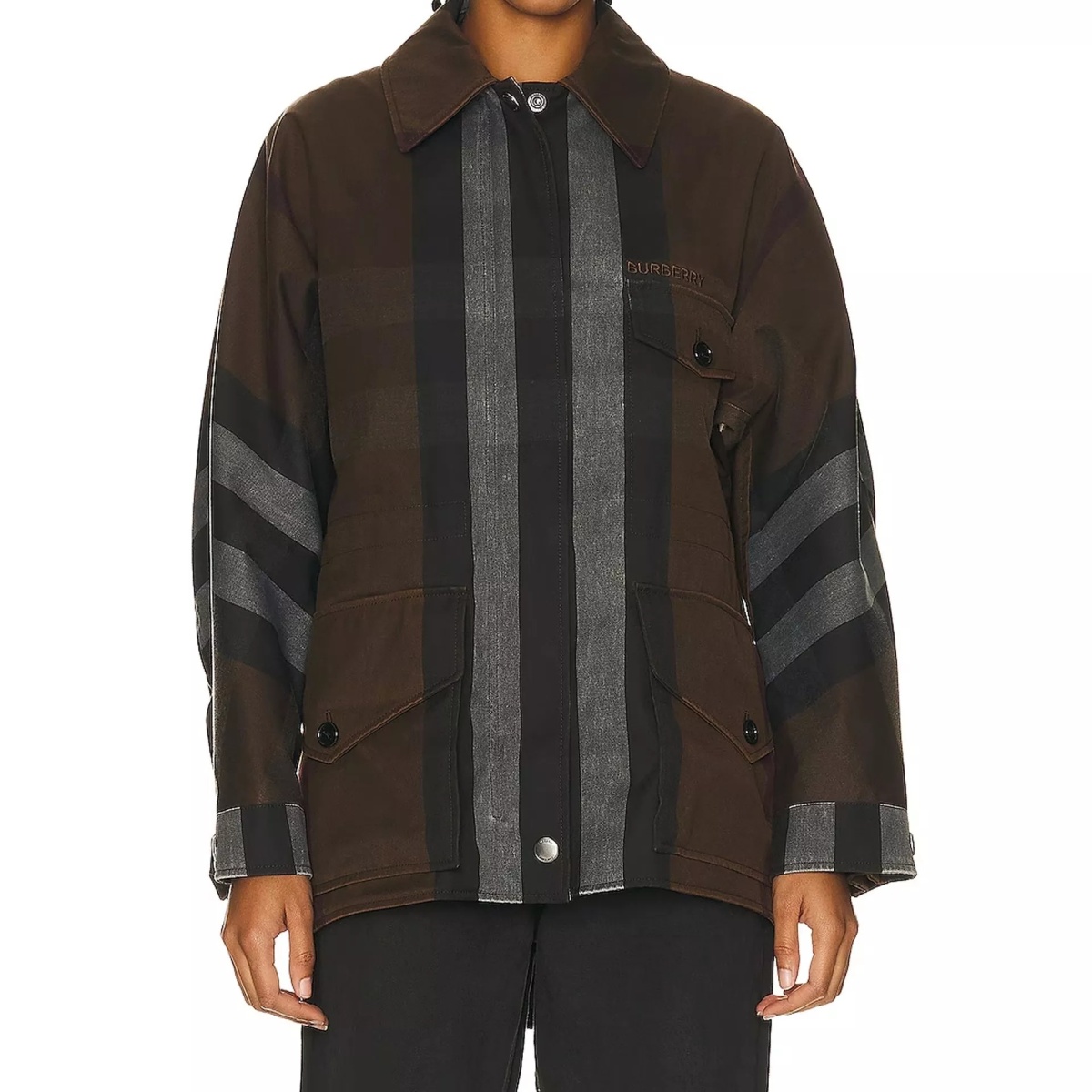 Geci Burberry Parka Jacket - Img 2