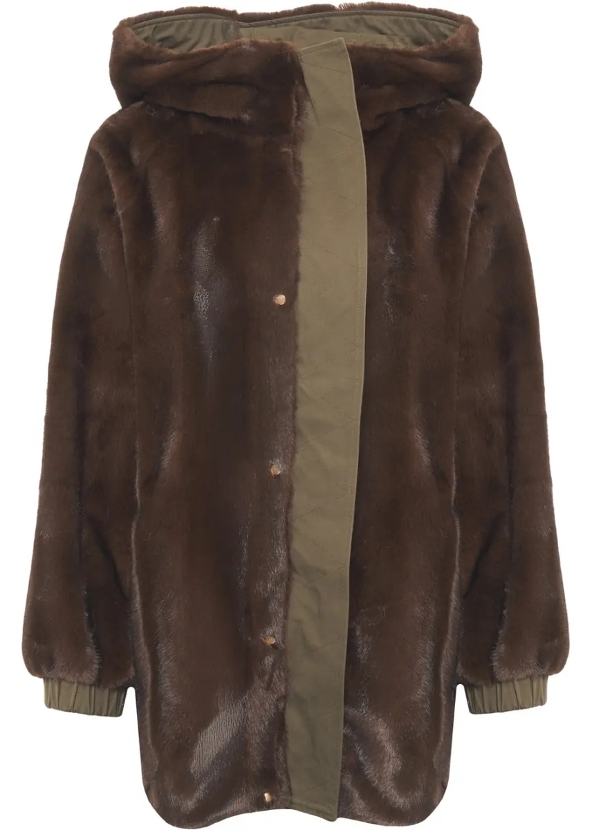 Geci Parka with drawstring at the waist - Img 3