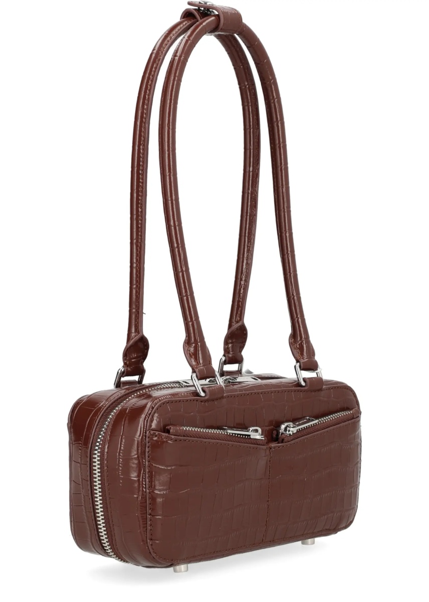 Genti Bag With Crocodile Effect - Img 2