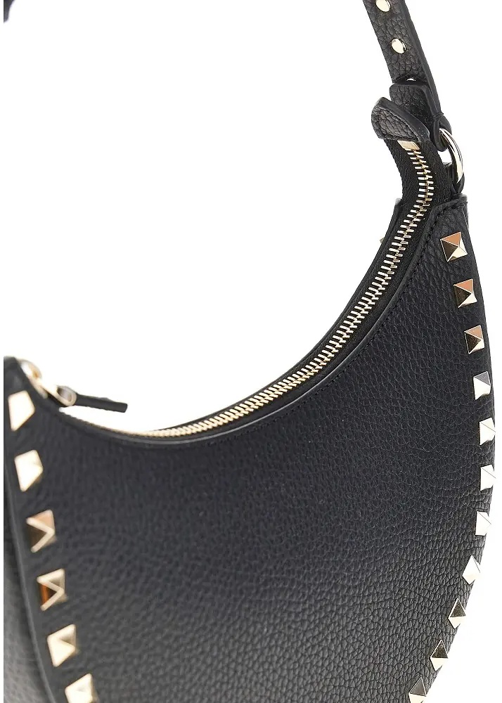 Genti Grain leather mini 'Rockstud' hobo bag - Img 4