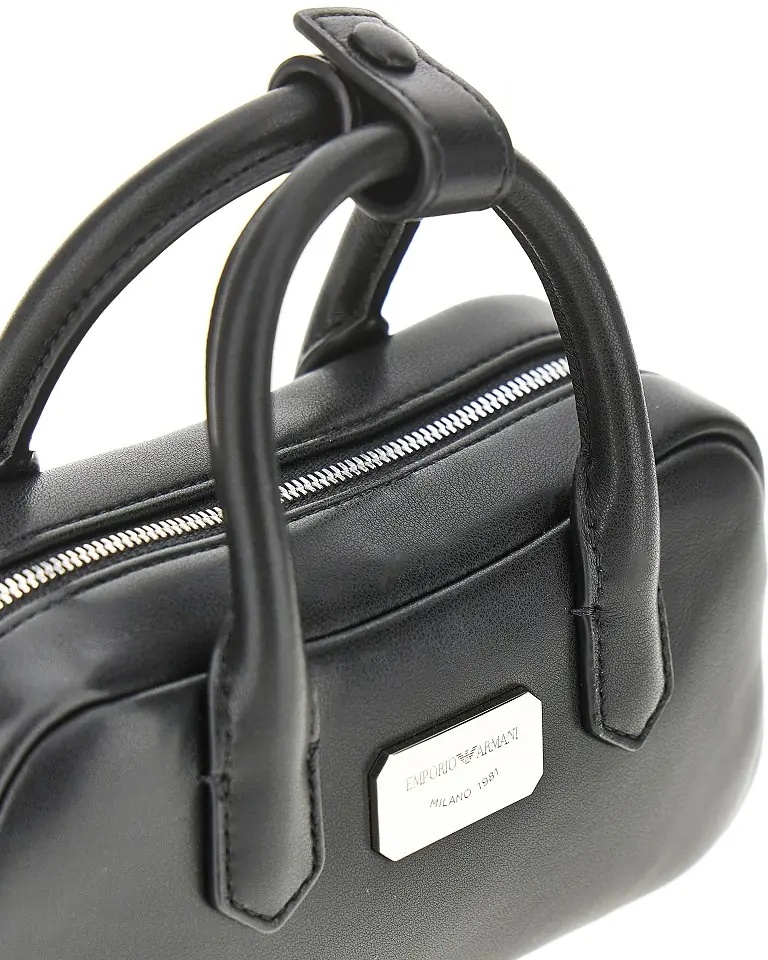 Genti Nappa leather mini bowling bag - Img 4