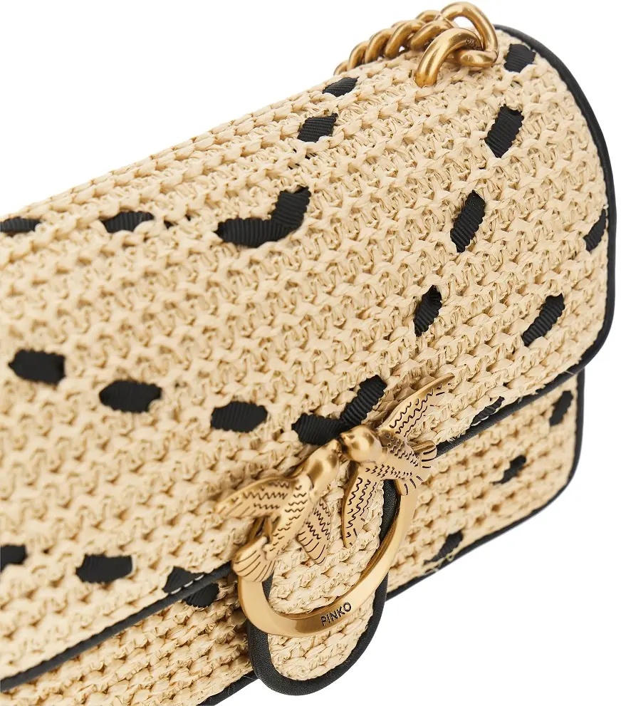 Genti Raffia Mini Love Bag One Light bag - Img 4