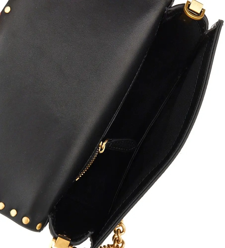Genti Small 'Love One Slouchy' bag with studs - Img 3