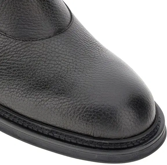 Ghete Emporio Armani negre din piele - Img 2