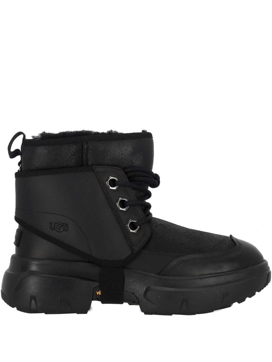Ghete UGG negre din piele - Img 8