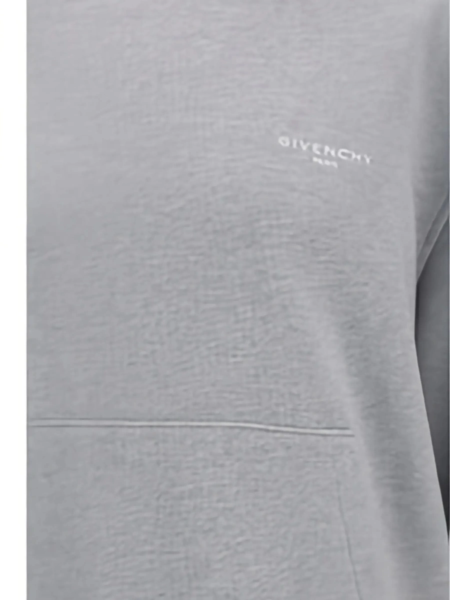 Hanorac Givenchy gri din bumbac - Img 7