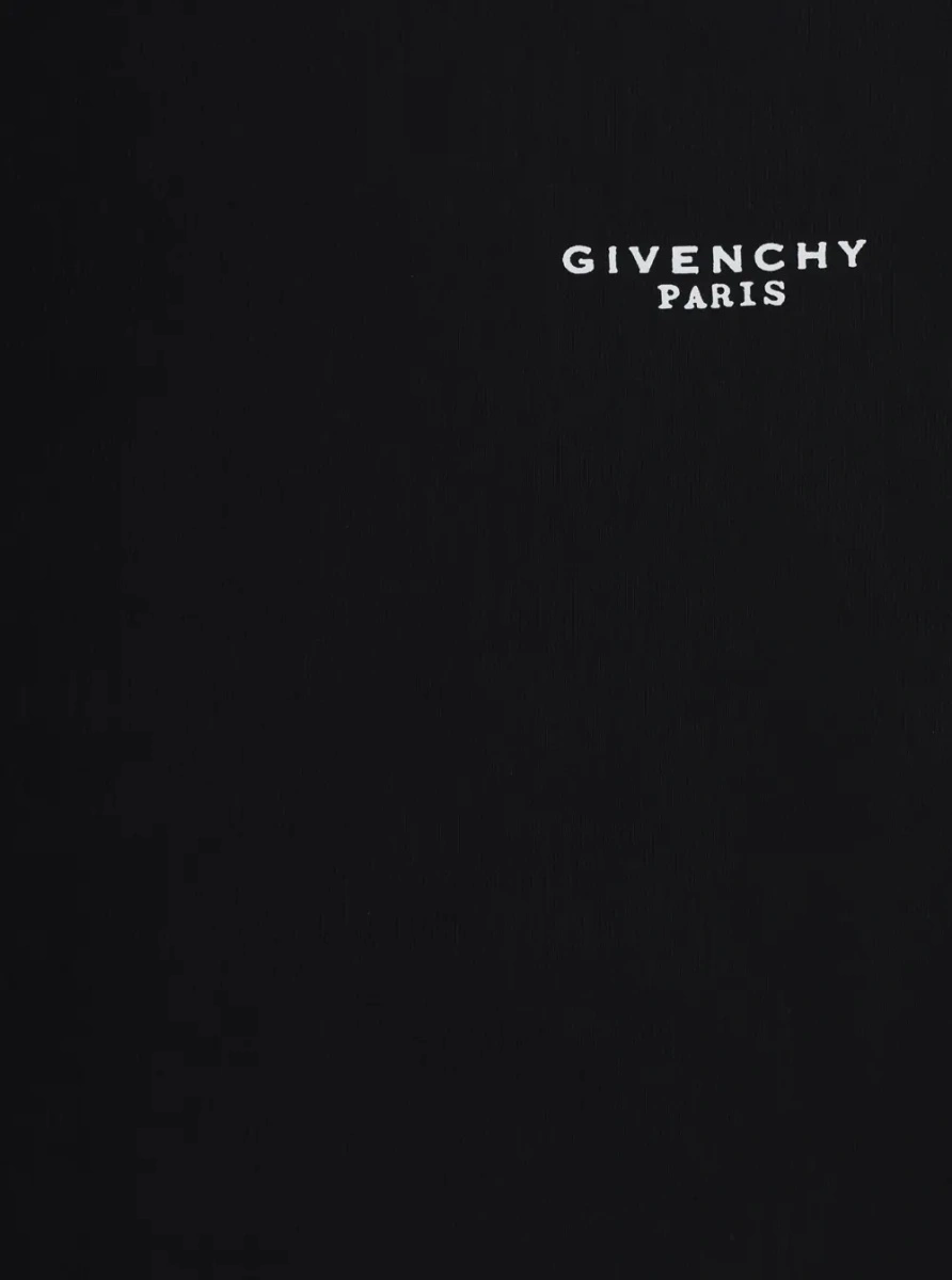 Hanorac Givenchy negru din bumbac - Img 3