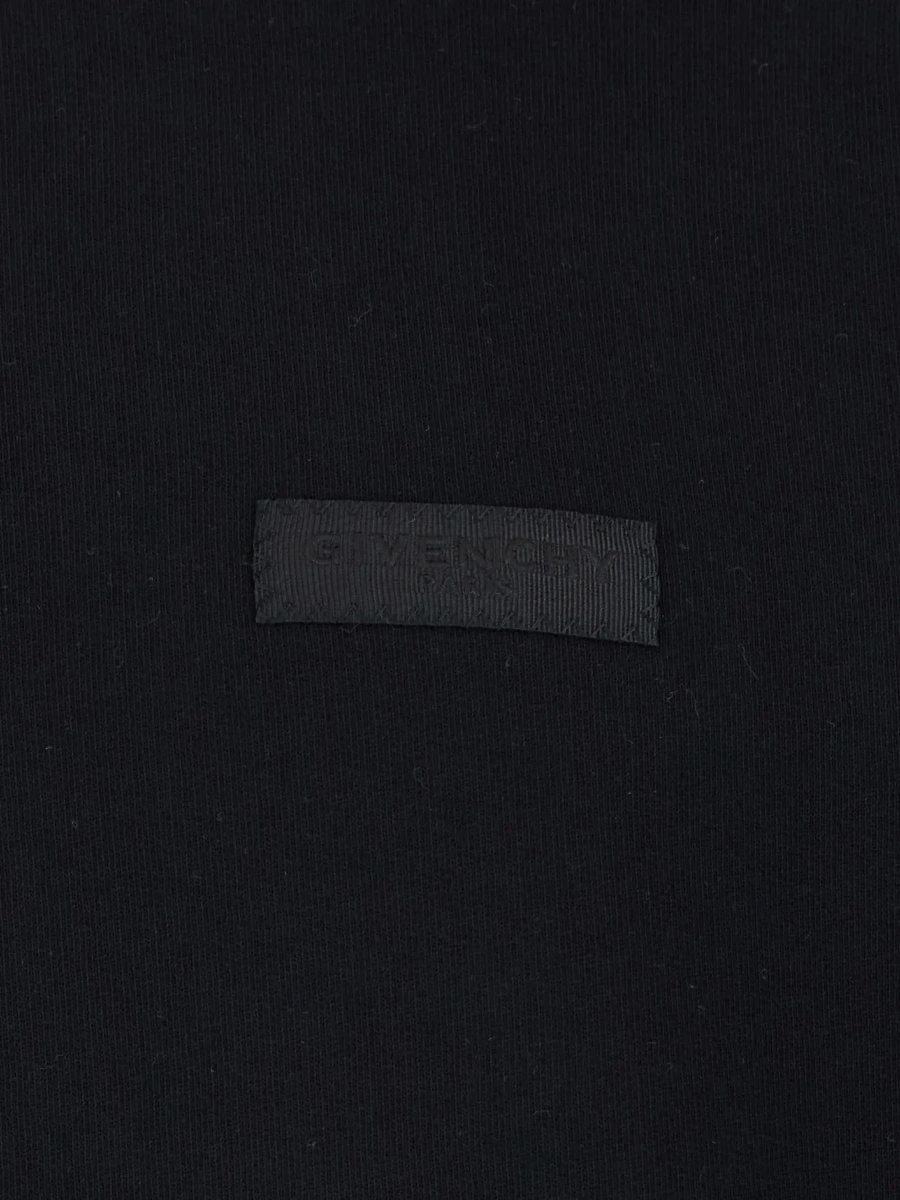 Hanorac Givenchy negru din bumbac - Img 5