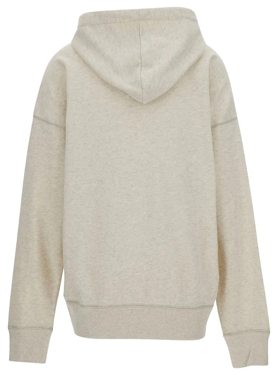 Hanorac Isabel Marant alb din bumbac - Img 2
