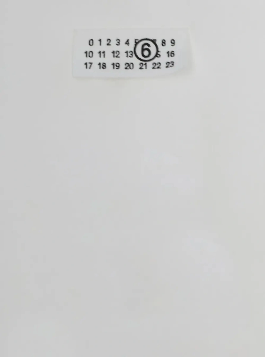 Hanorac MM6 MAISON MARGIELA KIDS alb din bumbac - Img 3