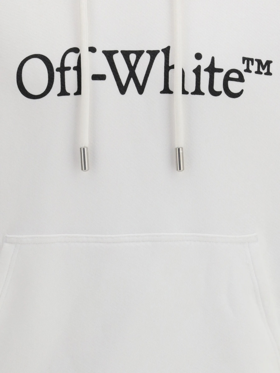Hanorac Off-White Bookish alb - Img 3