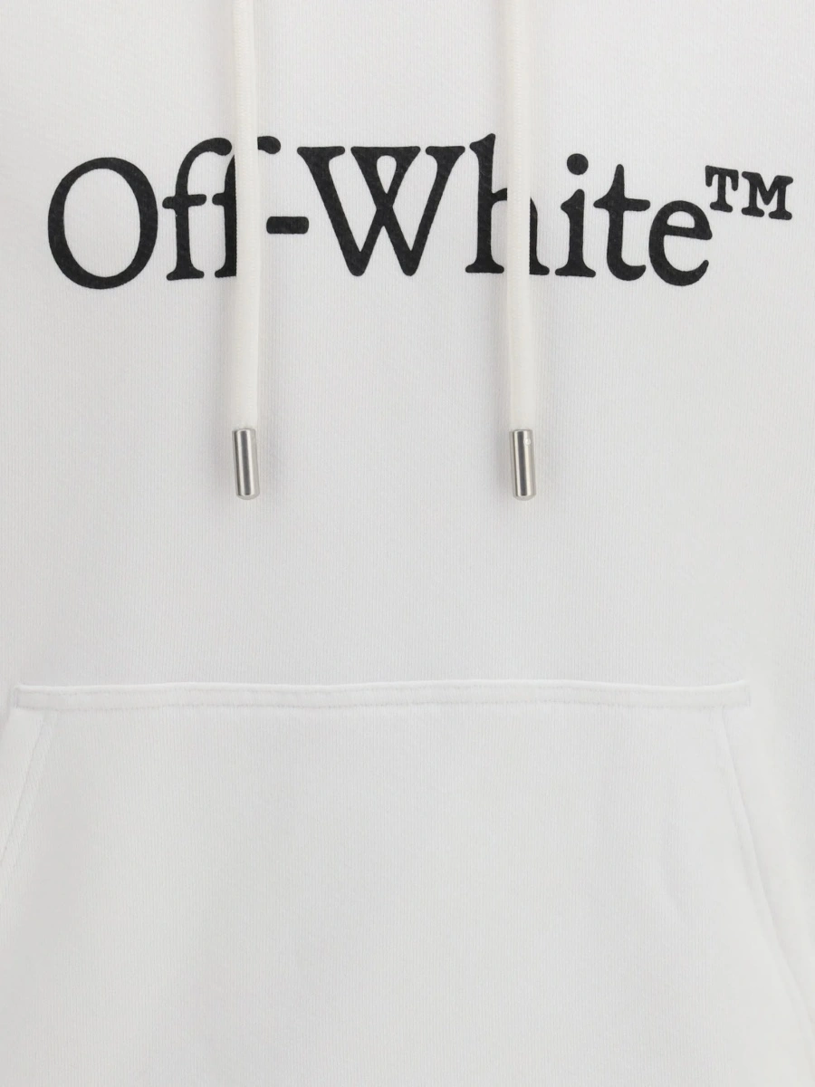 Hanorac Off-White Bookish alb - Img 3