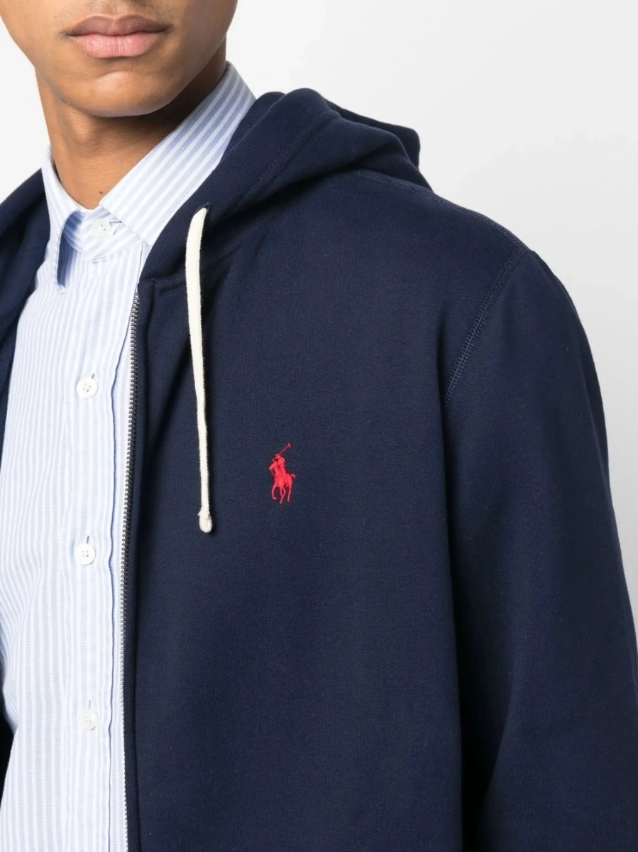 Hanorac Ralph Lauren albastru din bumbac - Img 7