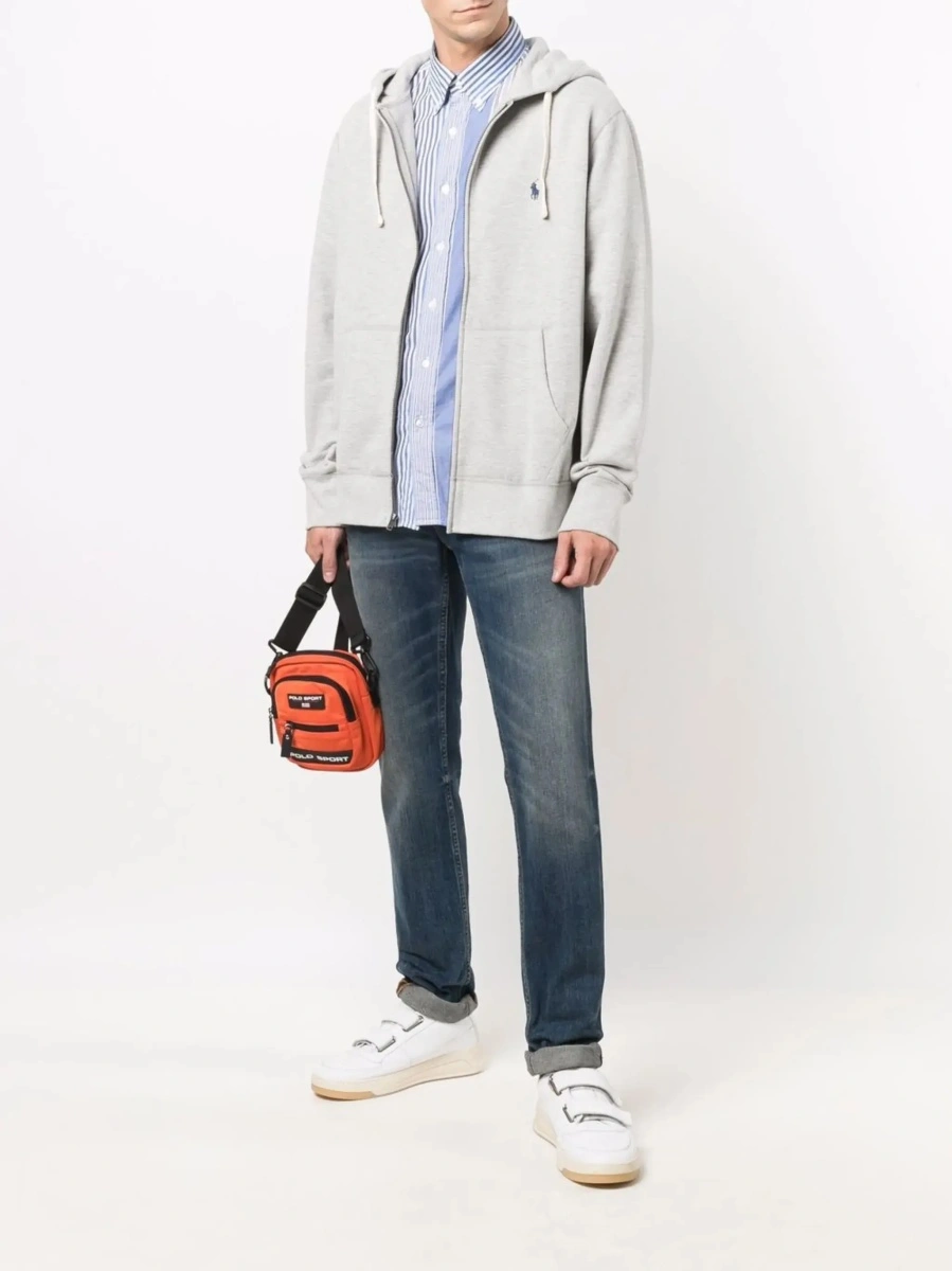 Hanorac Ralph Lauren gri din bumbac - Img 4