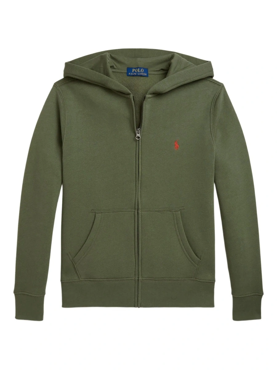 Hanorac Ralph Lauren verde din bumbac - Img 5