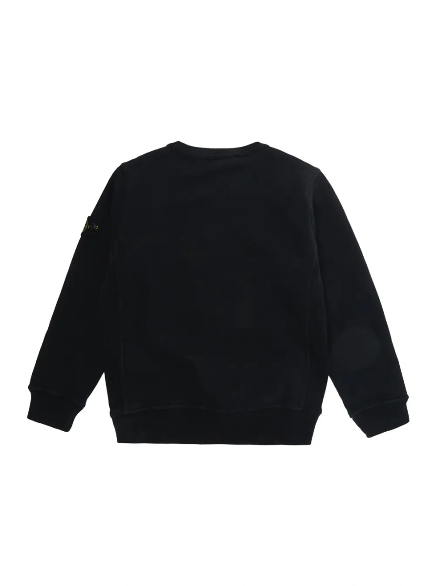 Hanorac Stone Island negru din bumbac - Img 2