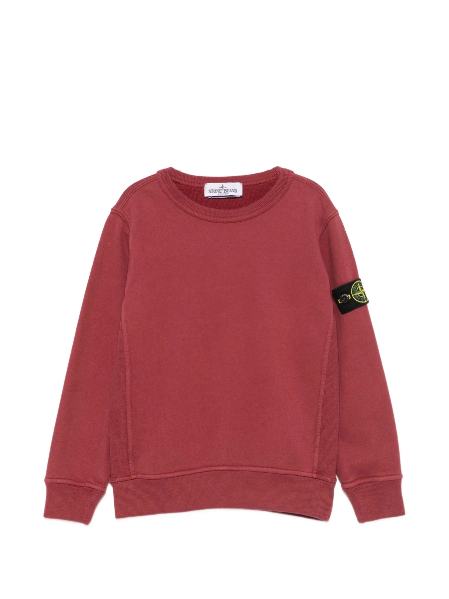 Hanorac Stone Island rosu din bumbac - Img 6