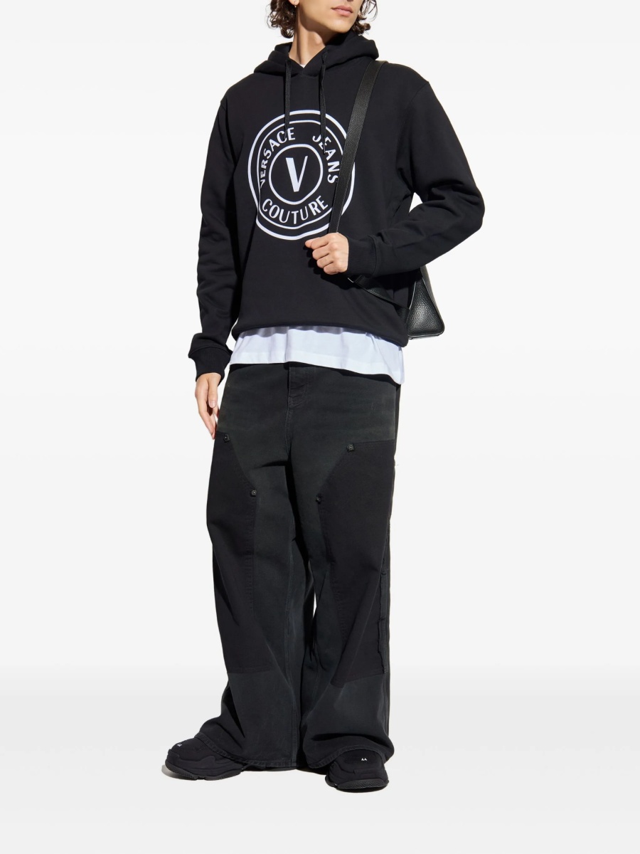 Hanorac Versace Jeans Couture negru - Img 2