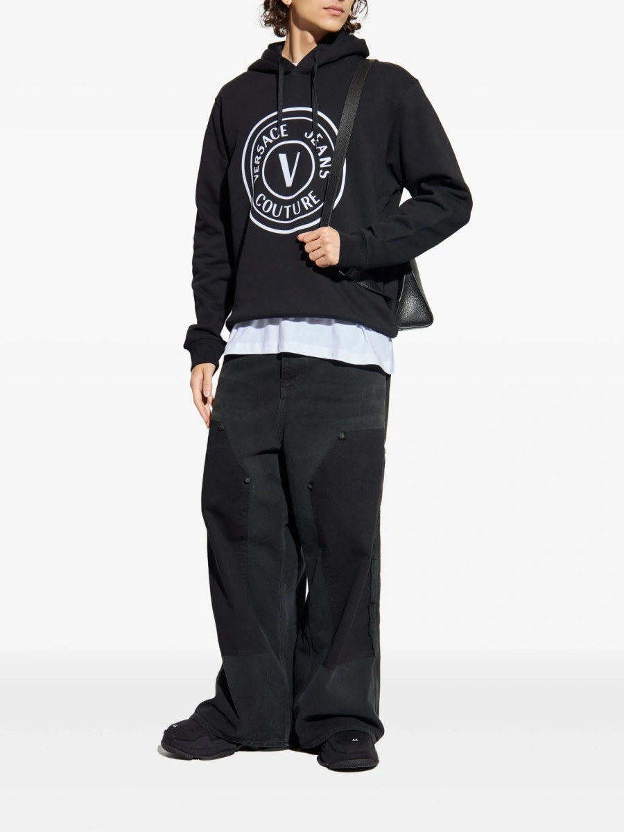 Hanorac Versace Jeans Couture negru - Img 2
