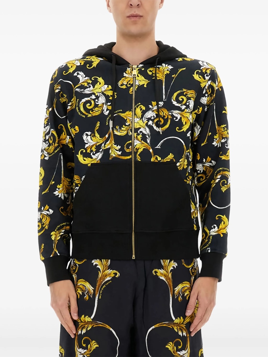 Hanorac Versace Jeans Couture negru - Img 2