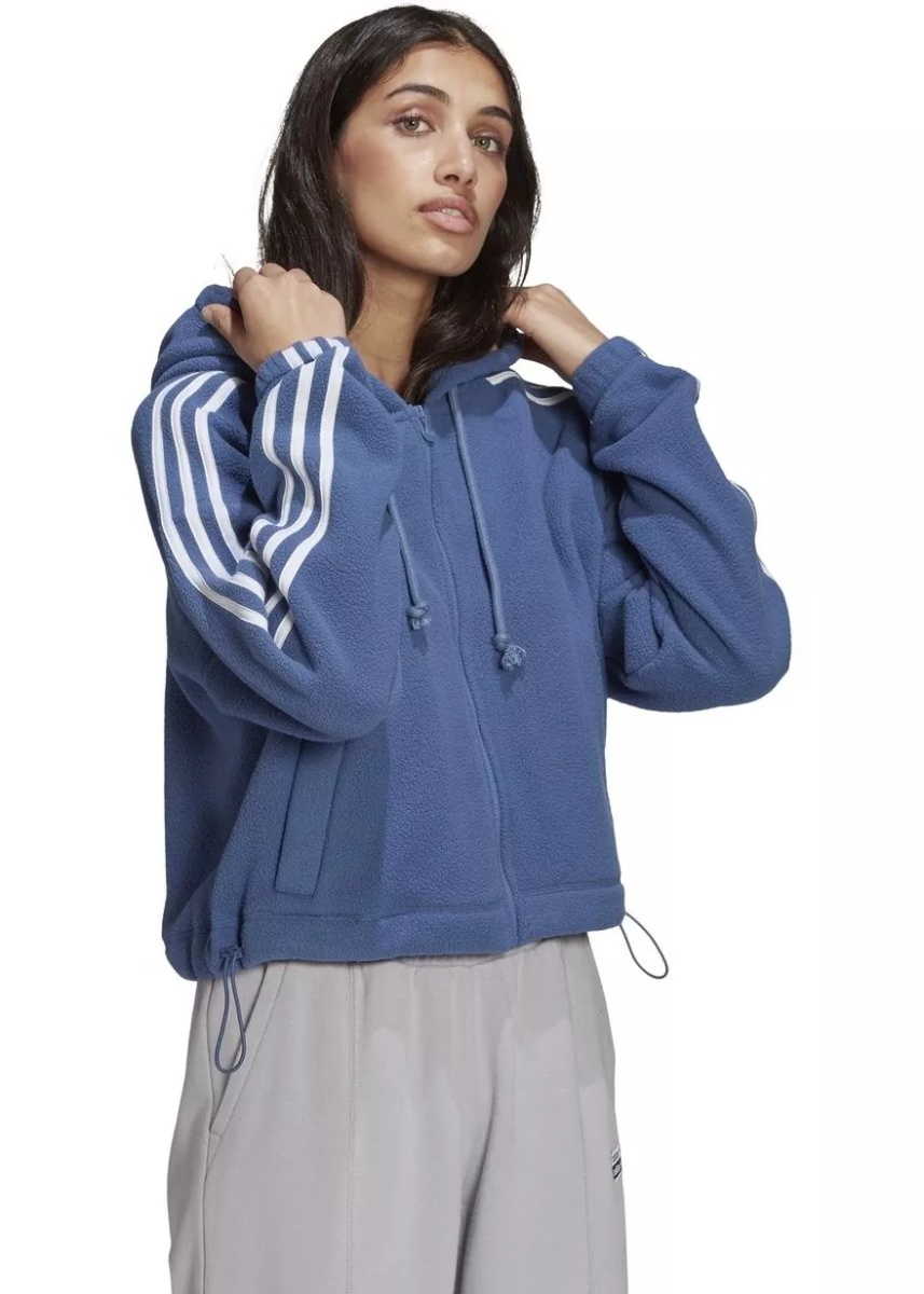Hanorace Adicolor Classics Polar Fleece Full-Zip Hoodie GN2812 - Img 4