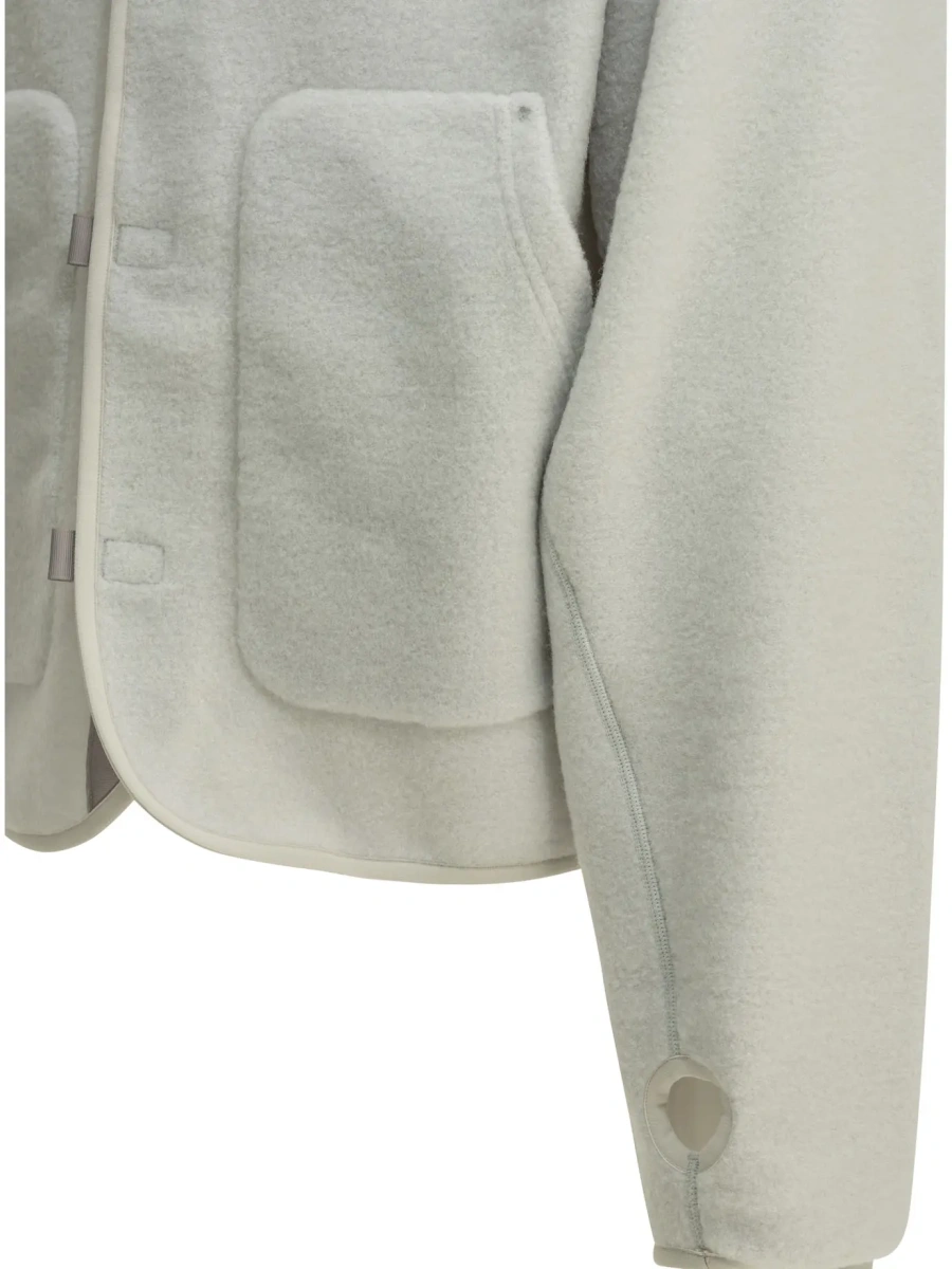 Hanorace Wool-Blend Hooded Sweatshirt - Img 4