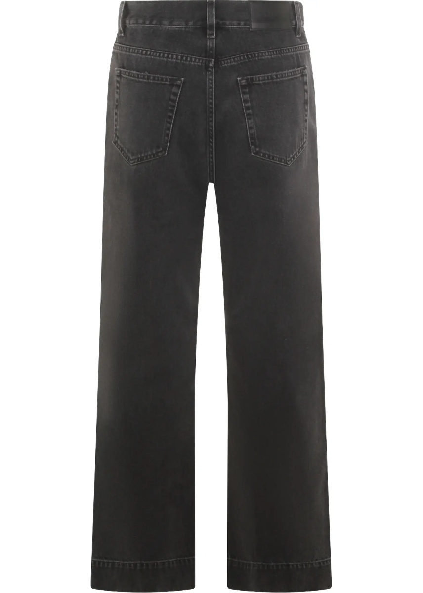High-Waisted Cropped Denim Jeans - Img 2