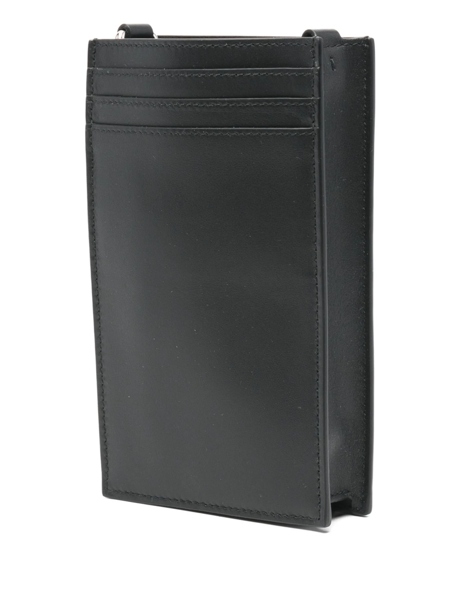 Husa mobil Alexander McQueen neagra din piele - Img 2