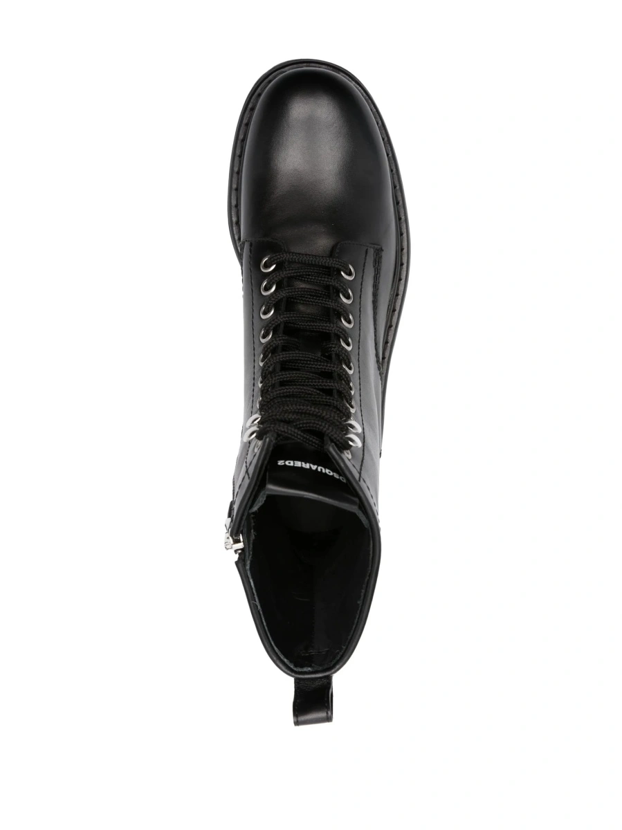 Incaltaminte DSQUARED2 neagra din piele - Img 4