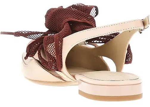 Incaltaminte Leather and mesh slingbacks - Img 3