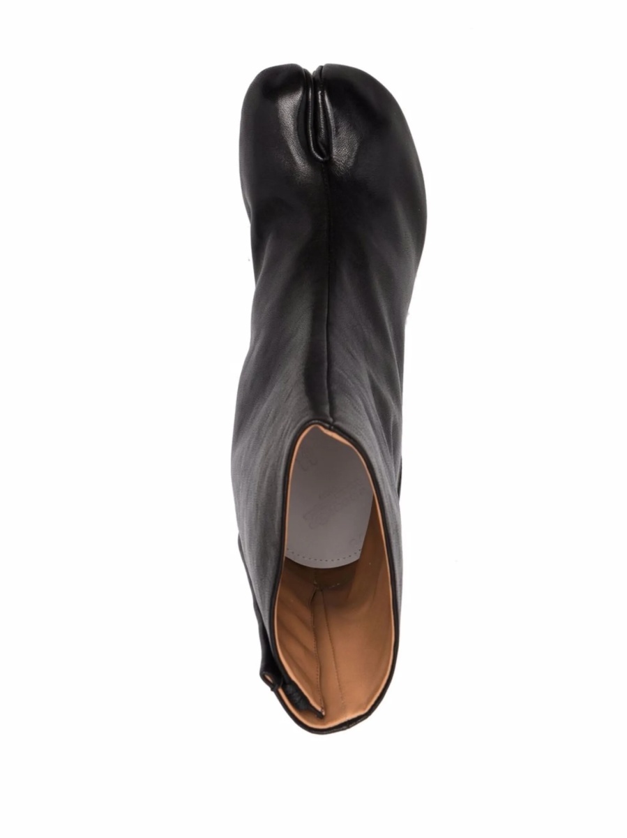 Incaltaminte Maison Margiela tabi neagra din piele - Img 4