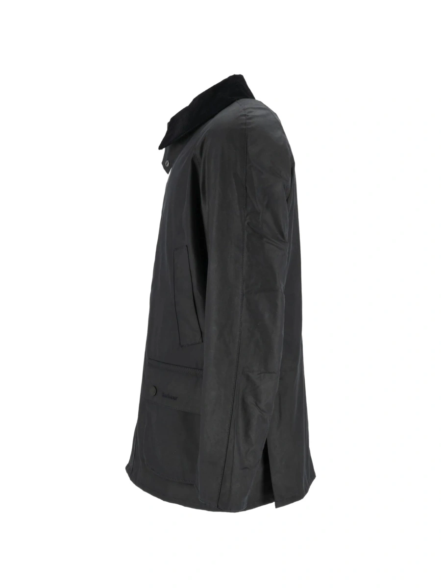 Jacheta Barbour neagra din bumbac - Img 3