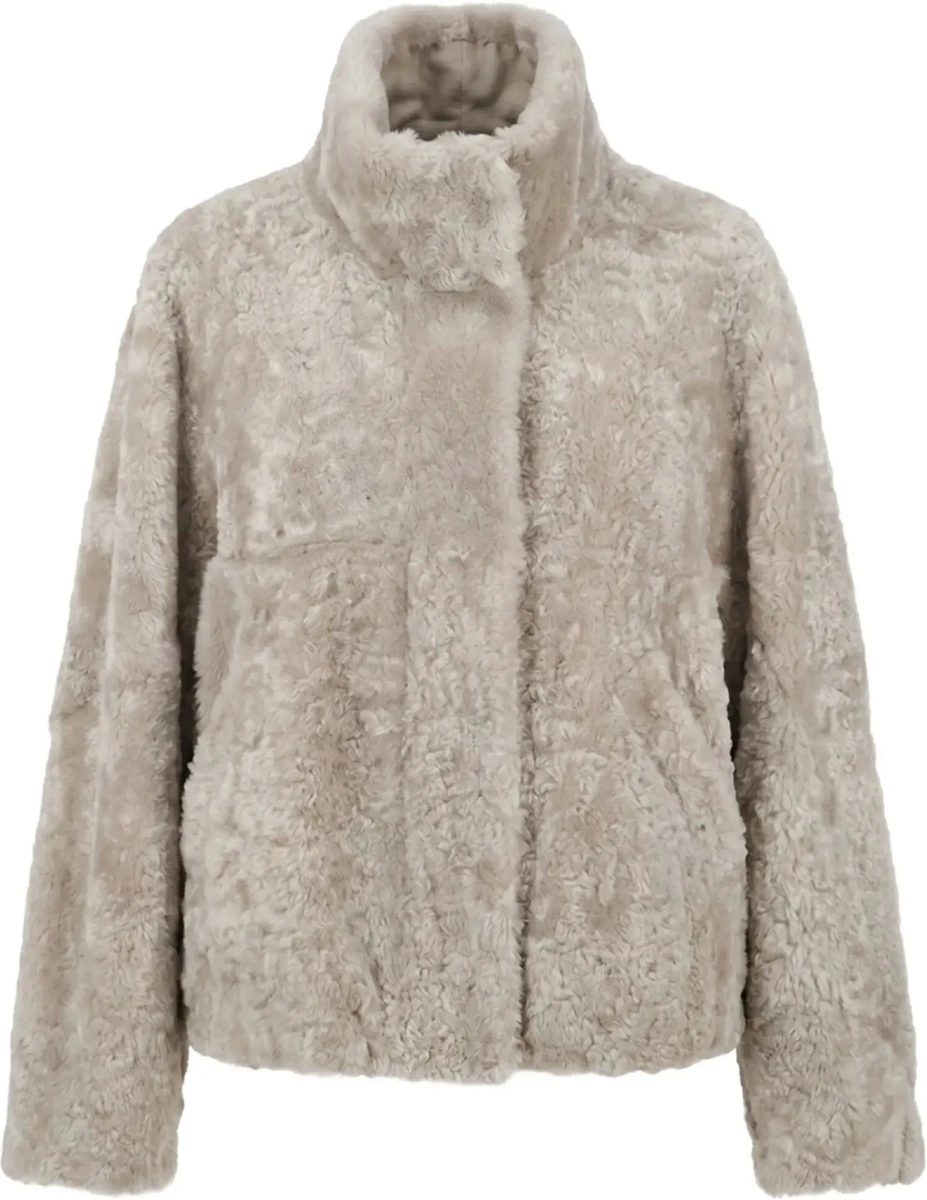 Jacheta Brunello Cucinelli din shearling - Img 5