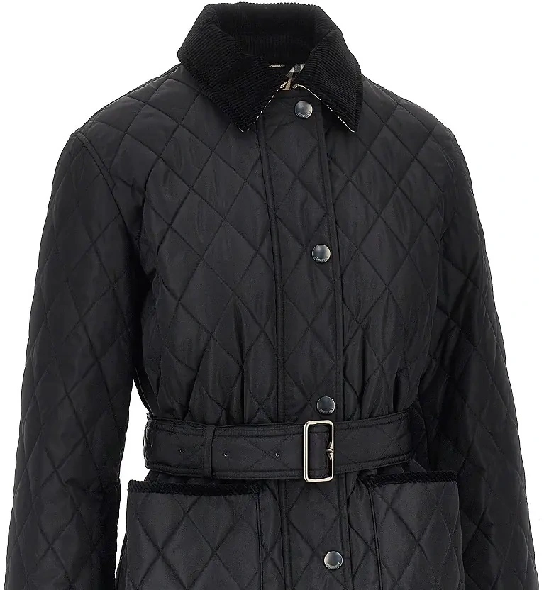 Jacheta Burberry neagra din nylon - Img 2