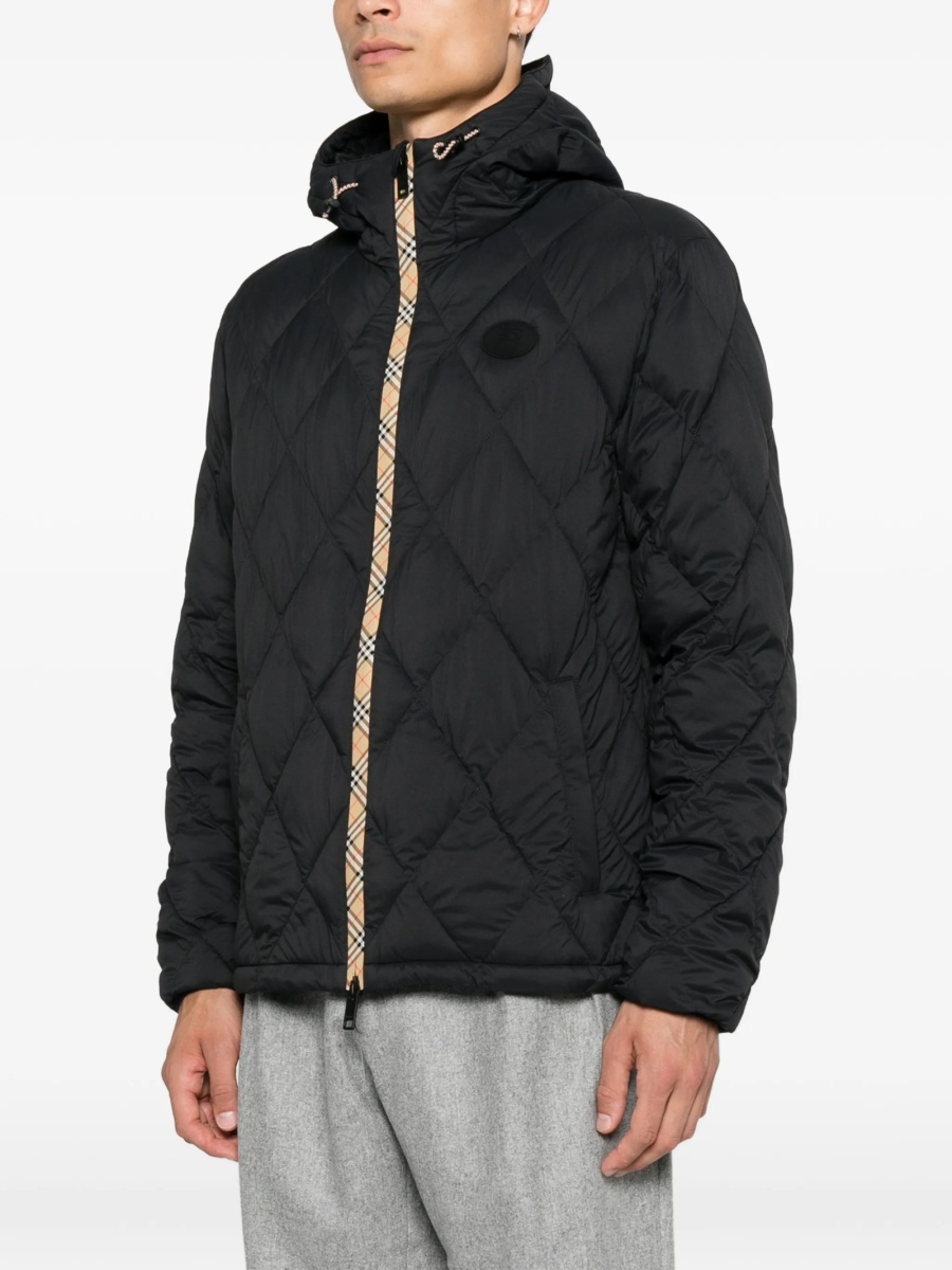 Jacheta Burberry neagra din poliamida - Img 3