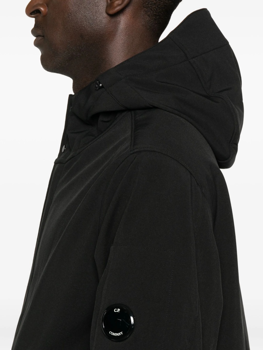 Jacheta C.P. Company neagra din polyester si elastan - Img 5