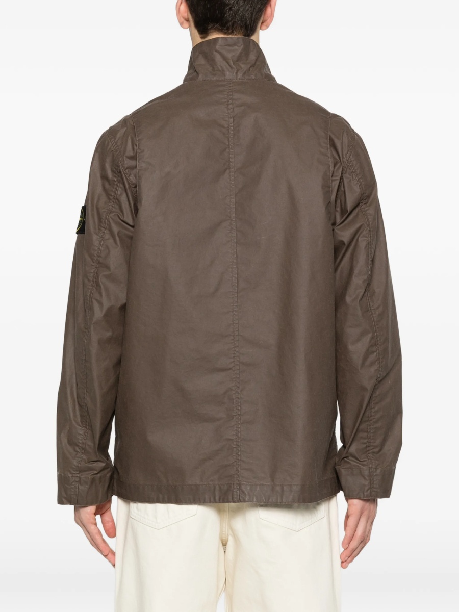 Jacheta camasa Stone Island maro - Img 4