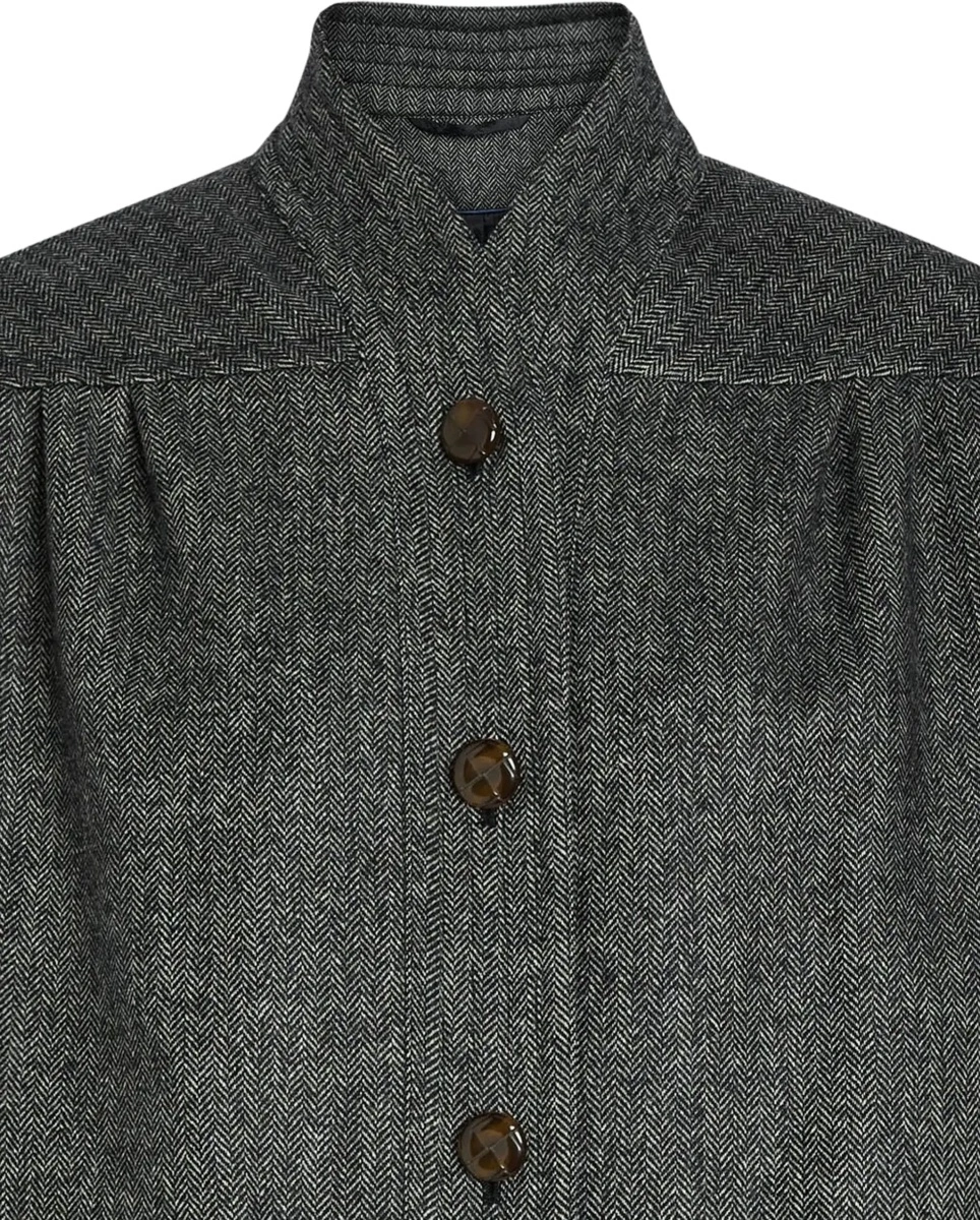 Jacheta Coiba Herringbone wool blend Jacket - Img 4