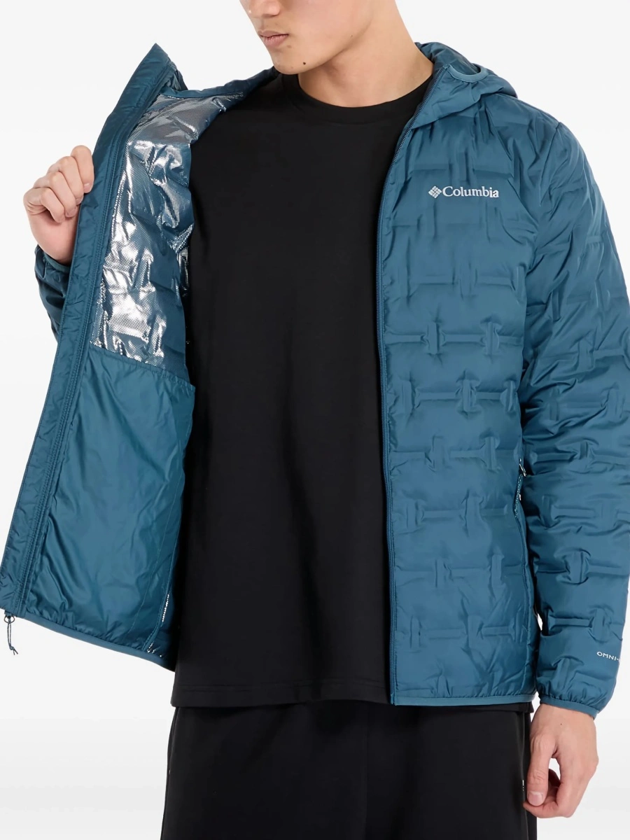 Jacheta Columbia albastra din polyester - Img 3