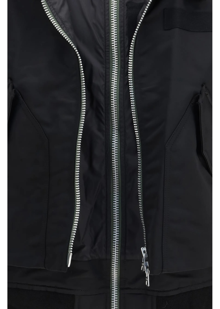 Jacheta Cotton chino and nylon twill double Jacket - Img 3