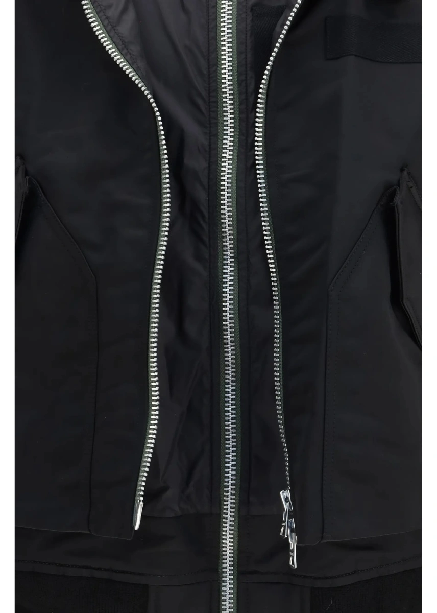 Jacheta Cotton chino and nylon twill double Jacket - Img 3