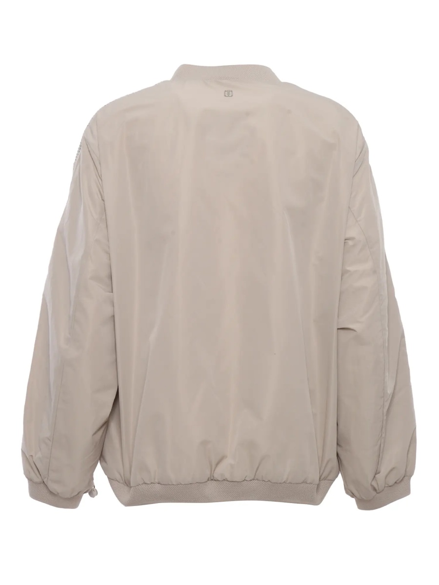 Jacheta Cristel perforated leather jacket - Img 3