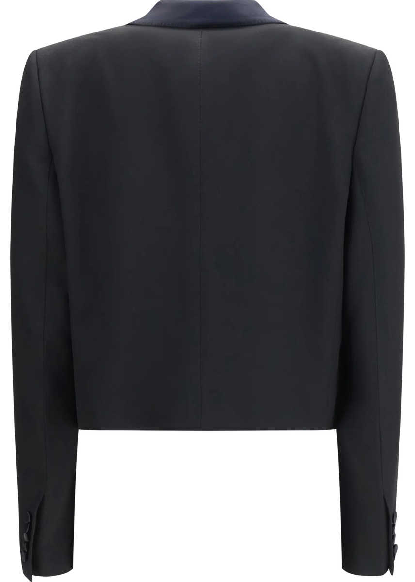 Jacheta Cropped single-breasted Jacket - Img 2