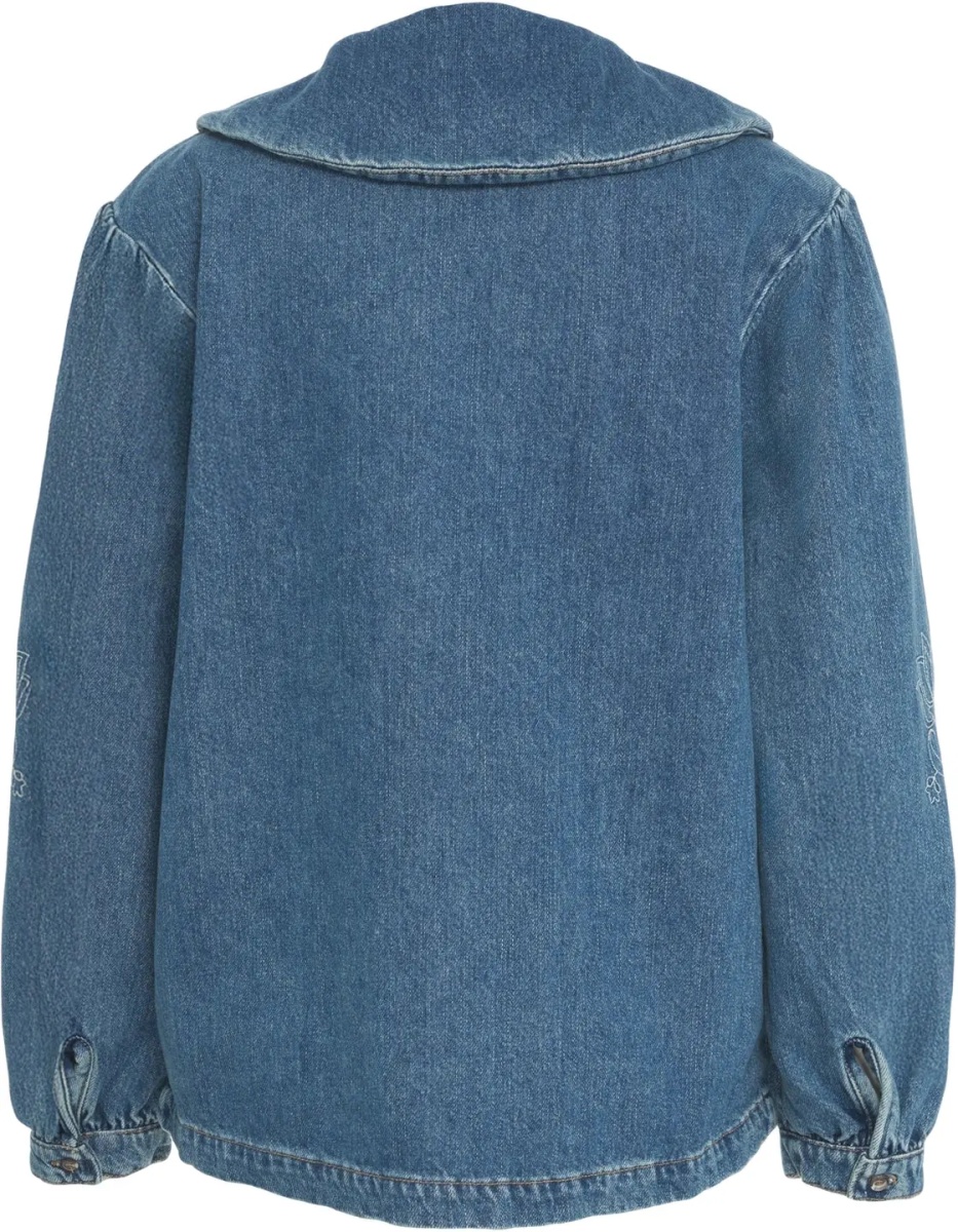 Jacheta Denim jacket with embroidery 'Neve' - Img 5