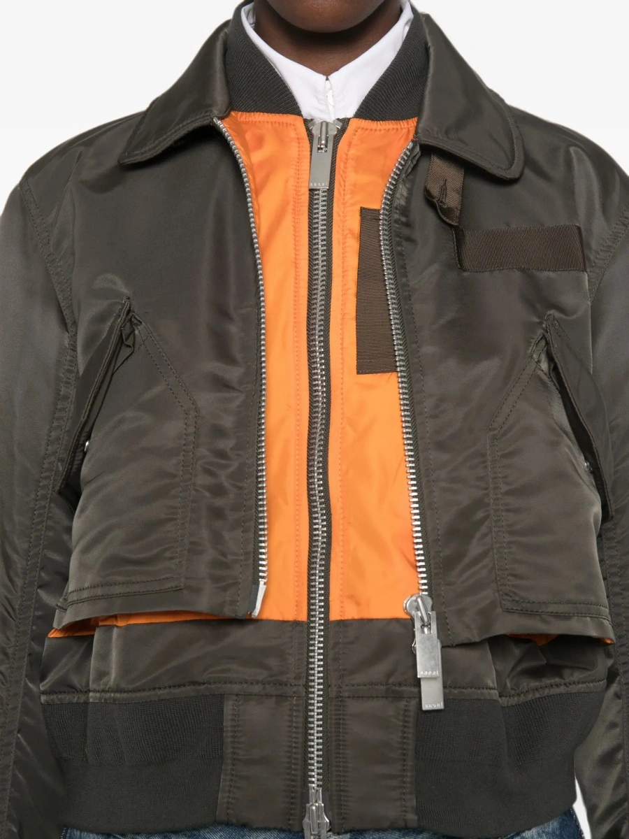 Jacheta Double-zip nylon Jacket - Img 7