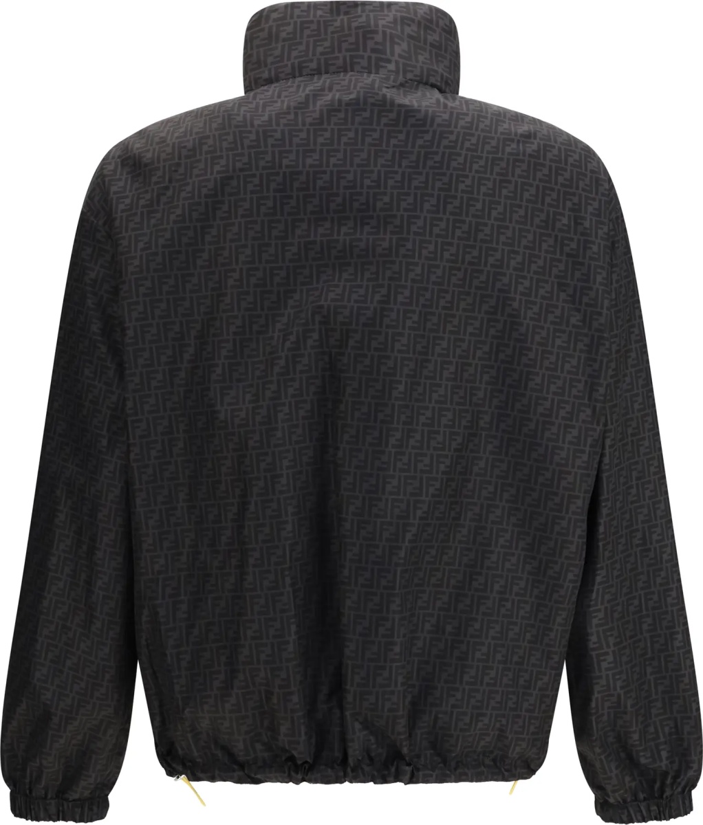 Jacheta FF jacquard zipped reversible Windbreaker - Img 4