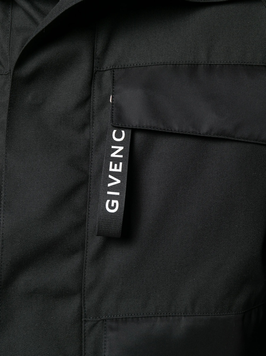 Jacheta Givenchy neagra din poliamida - Img 5