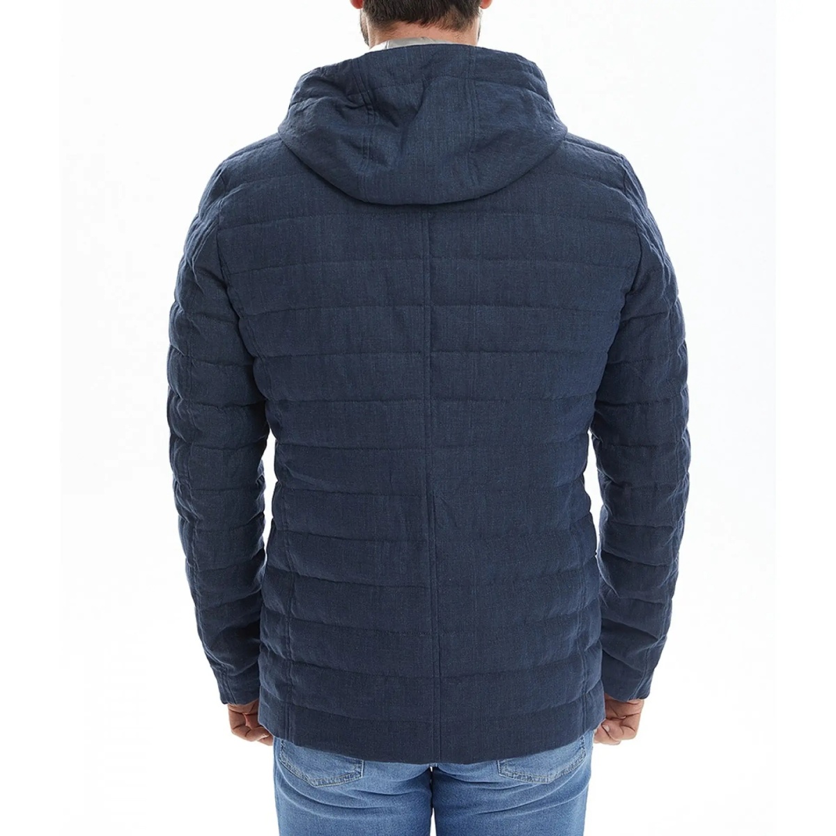 Jacheta Herno Linen Quilted Jacket - Img 3