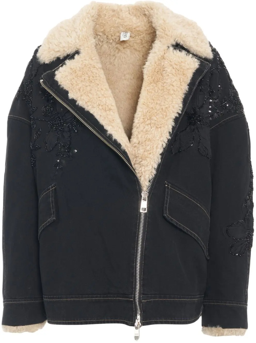 Jacheta Jacket with sequin application - Img 3